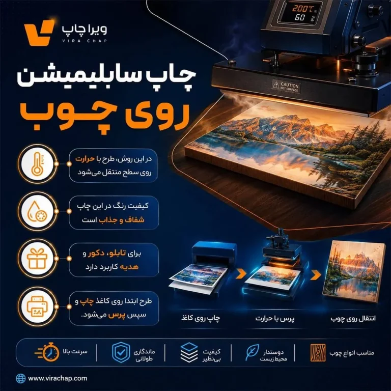 ویراچاپ | چاپ سابلیمیشن روی چوب